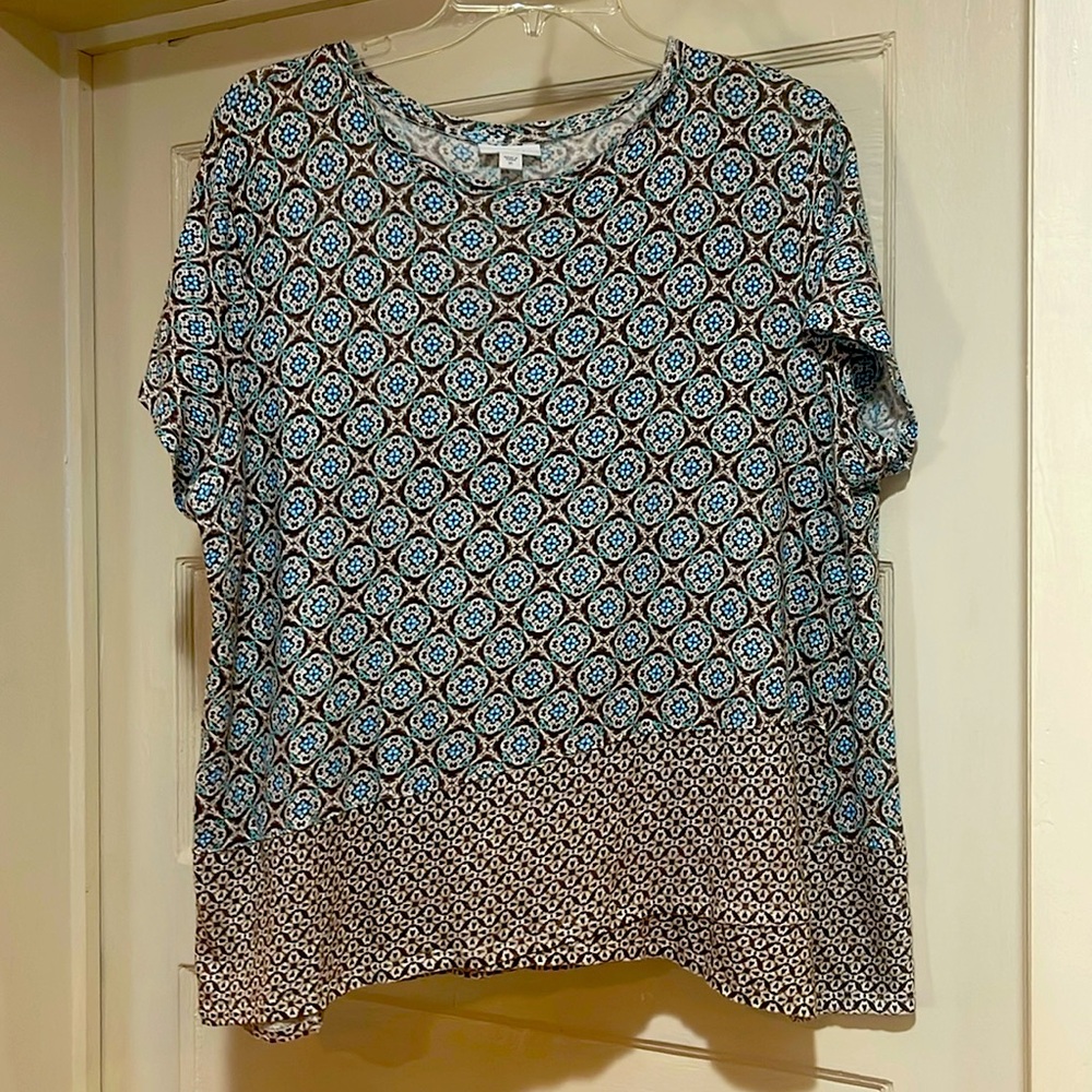 J. Jill XL Linen Tee